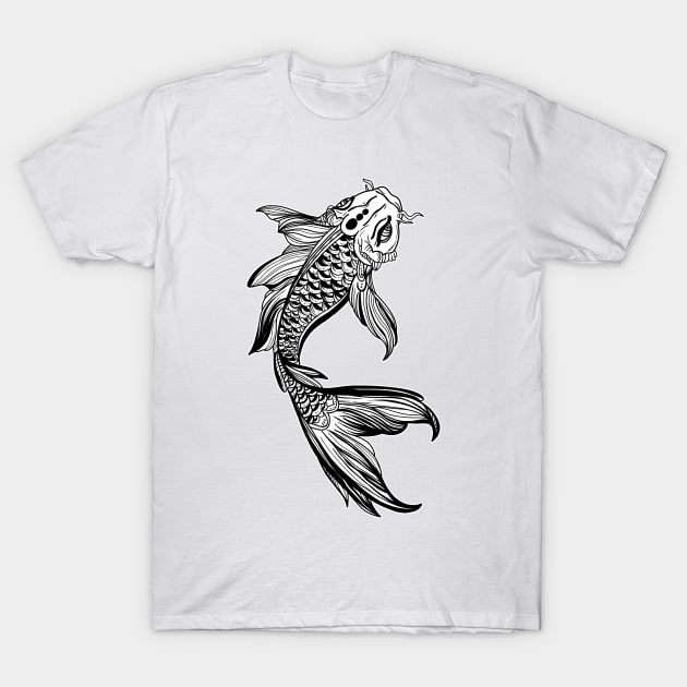 Koi Fish 1 T-Shirt by valentinahramov